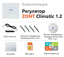 ZONT Climatic 1.2 Погодозависимый автоматический GSM / Wi-Fi регулятор (1 ГВС + 2 прямых/смесительных) с доставкой в Ростов-на-Дону